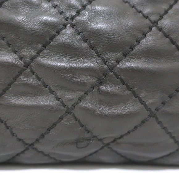 CHANEL 2013 ULTIMATE STITCH HOBO BLACK QUILTED LEATHER LARGE SHOULDER BAG - Picture 3 of 15